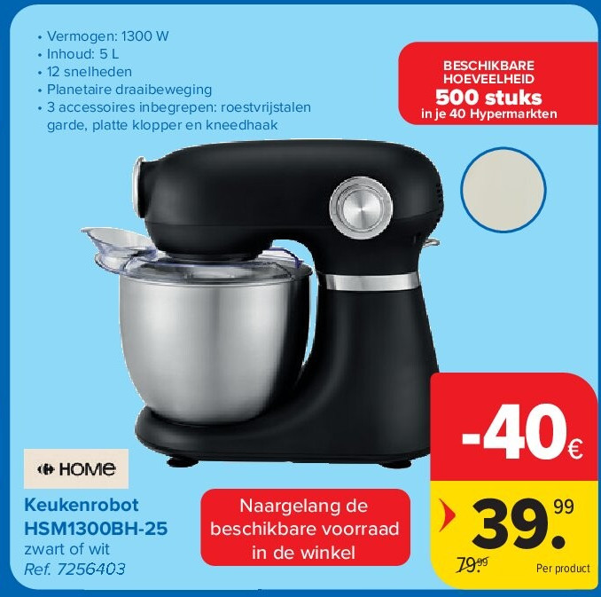 Keukenrobot HSM1300BH-25