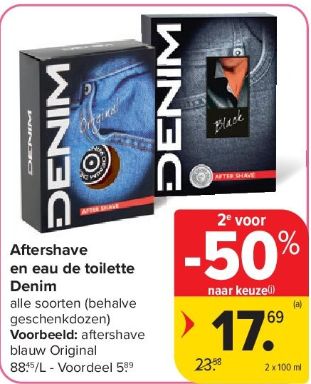 Aftershave en eau de toilette Denim