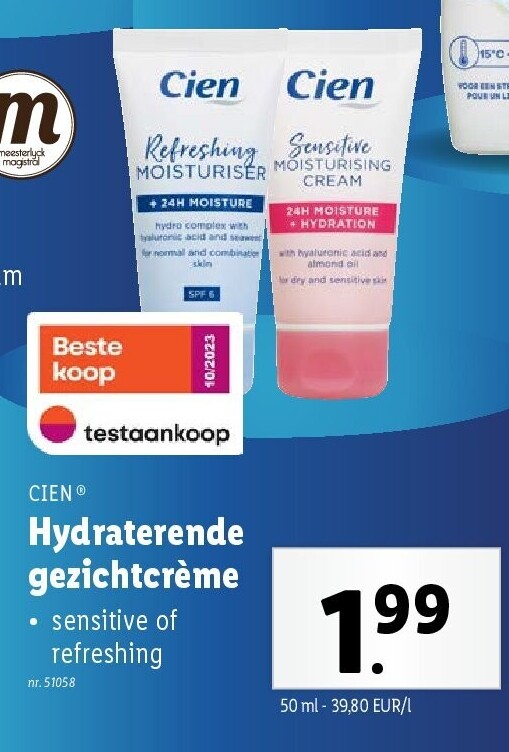 Hydraterende gezichtcrème