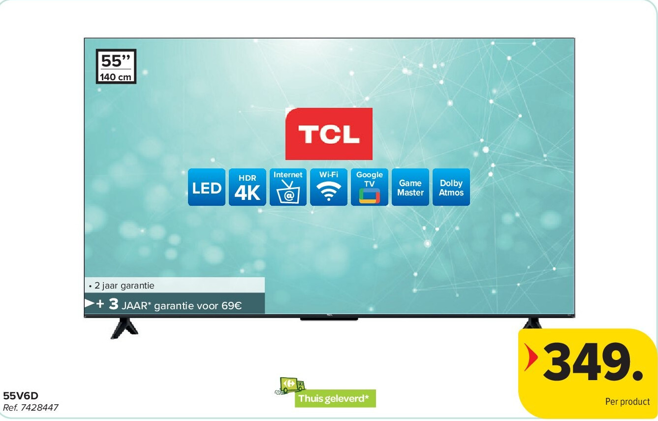 TCL 55V6D LED TV
