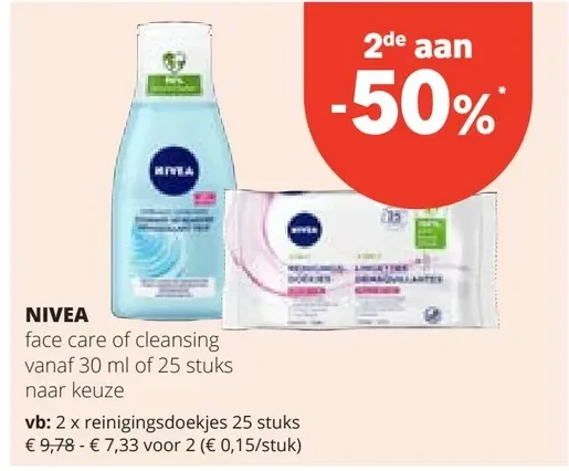 NIVEA reinigingsdoekjes 25 stuks