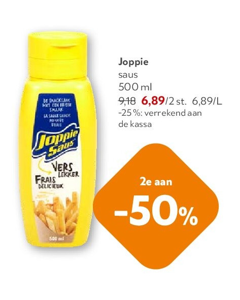 Joppie saus 500 ml