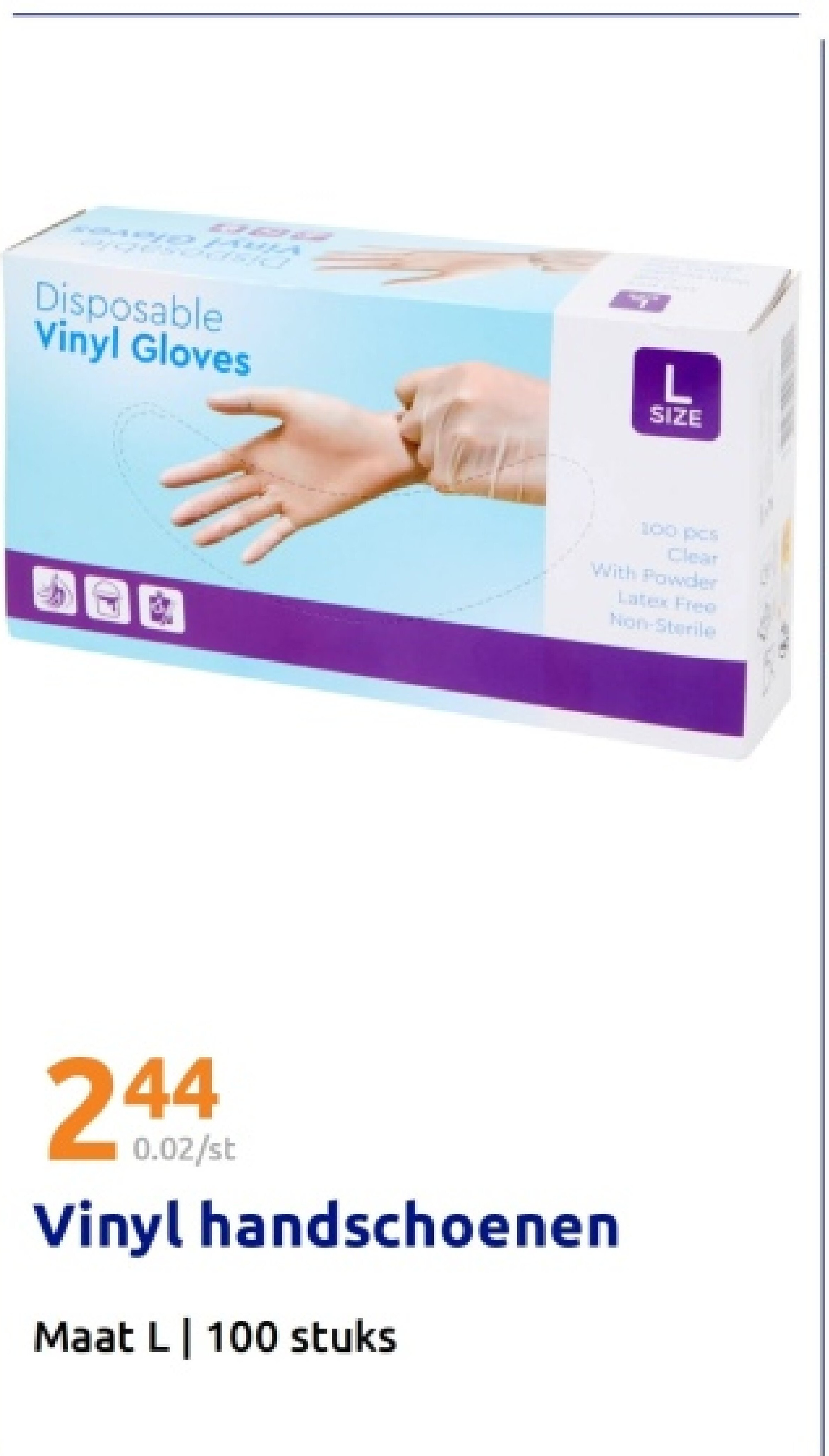 Vinyl handschoenen