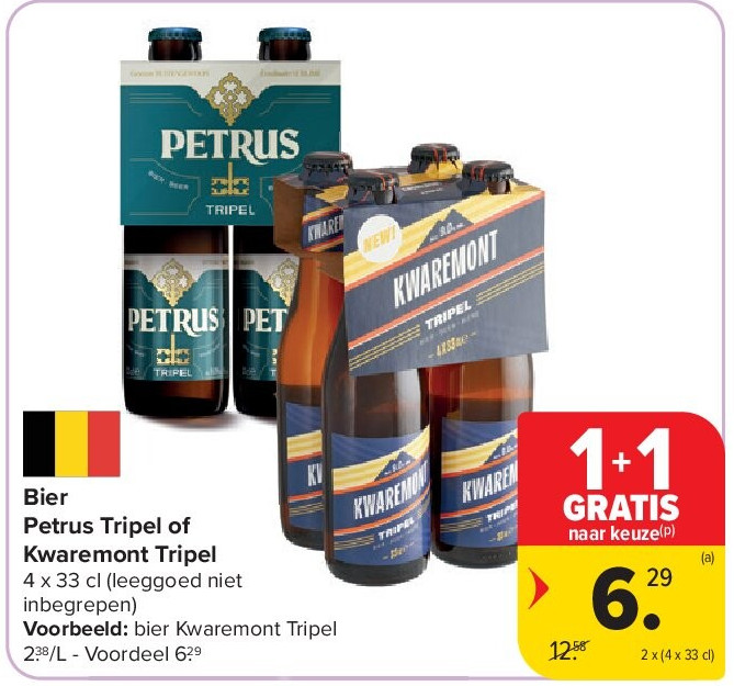 Bier Petrus Tripel of Kwaremont Tripel