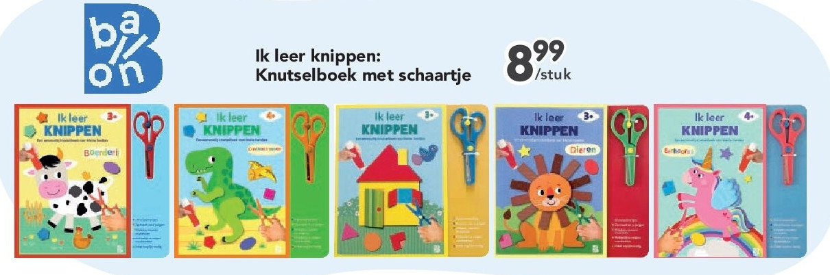 Knutselboek met schaartje