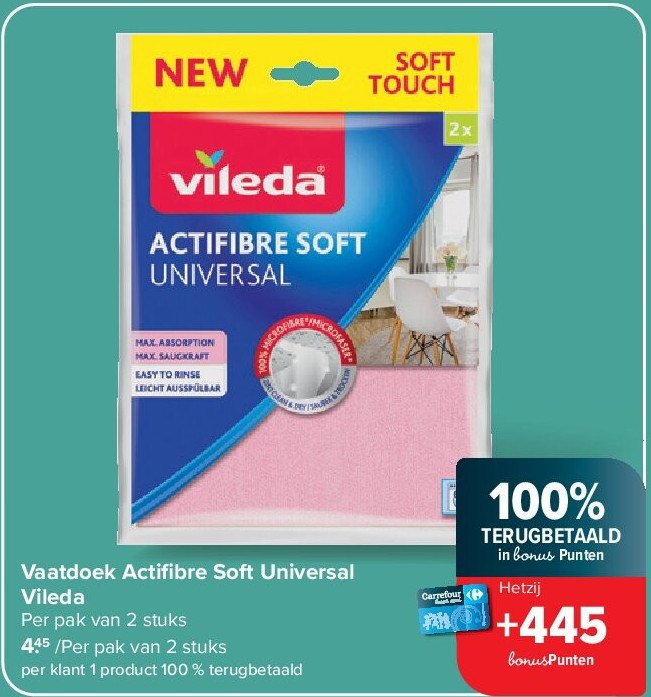 Vaatdoek Actifi bre Soft Universal Vileda