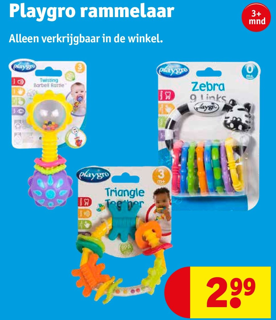 Playgro rammelaar