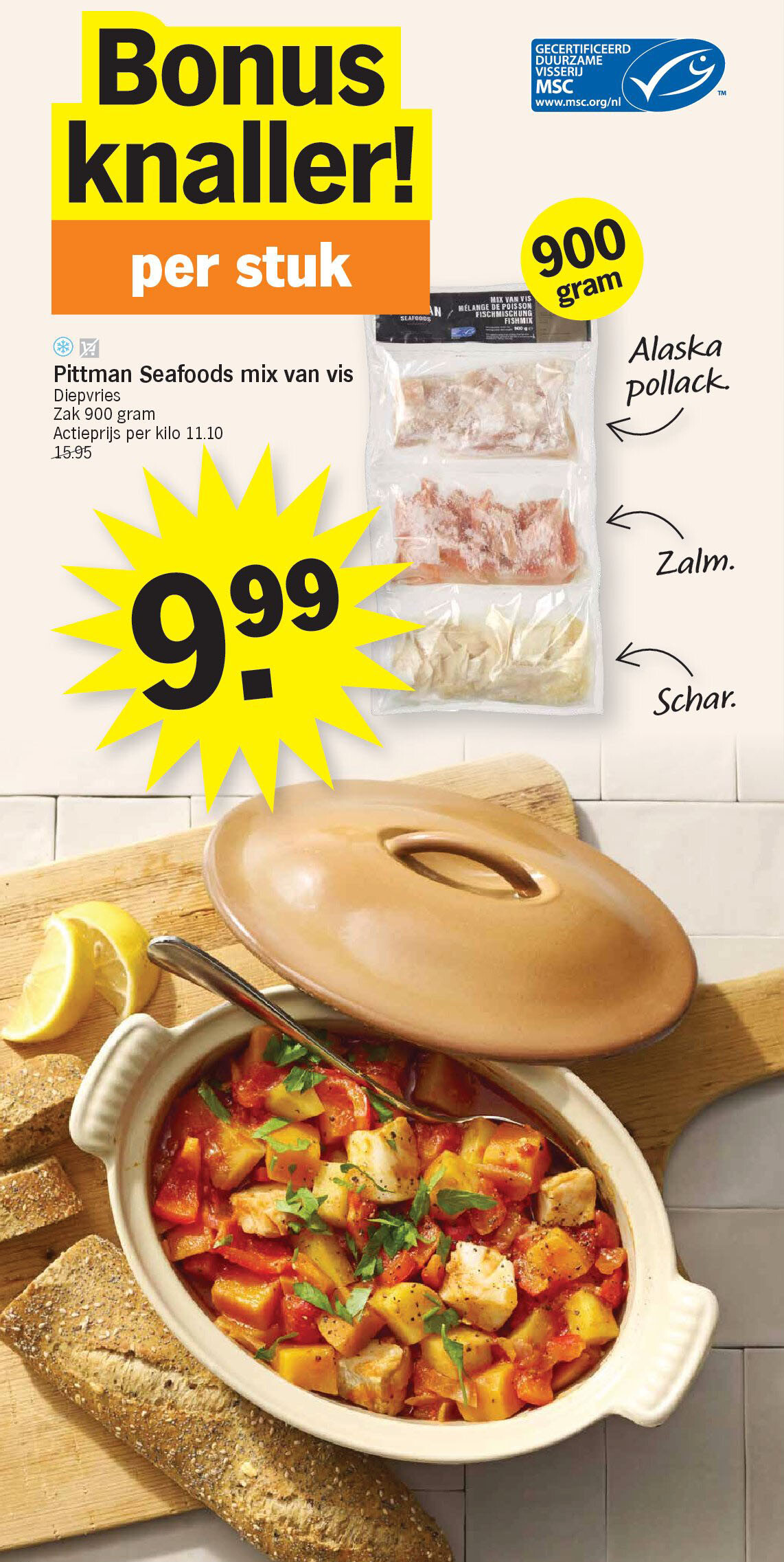 Pittman Seafoods mix van vis