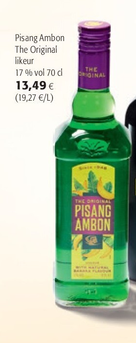 Pisang Ambon The original likeur
