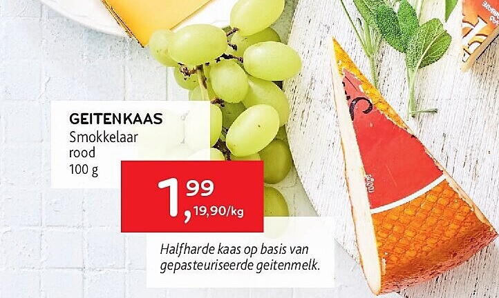 GEITENKAAS Smokkelaar rood 100 g