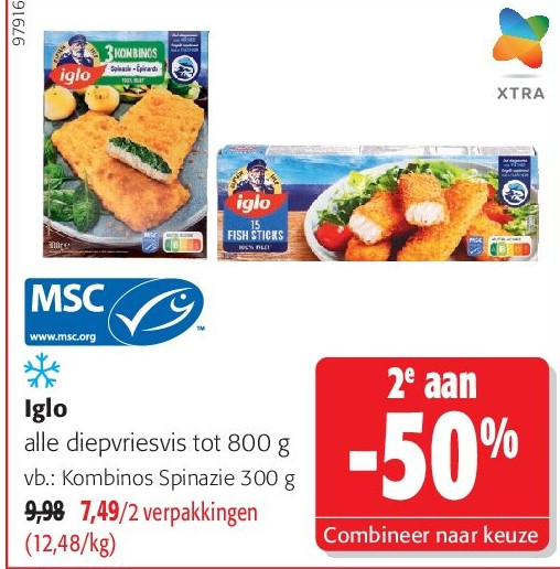 Iglo Kombinos Spinazie 300 g