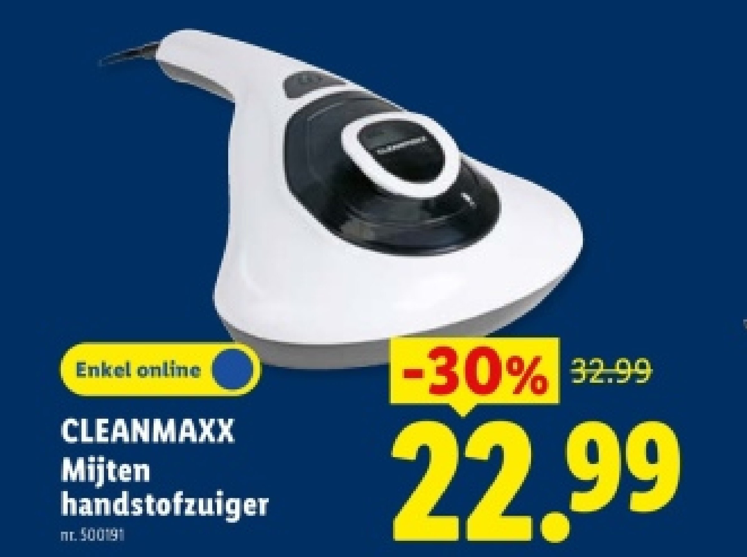 Mijten handstofzuiger