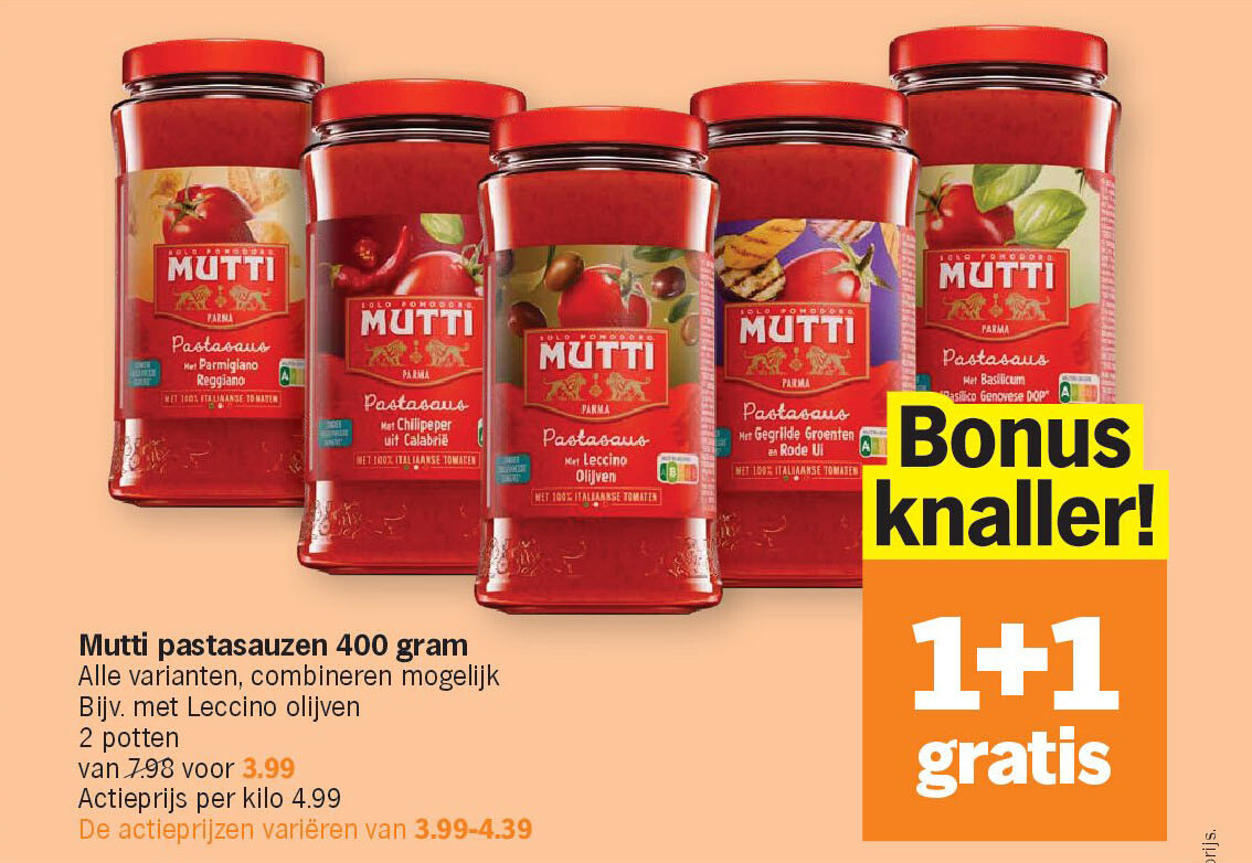 Mutti pastasauzen 400 gram