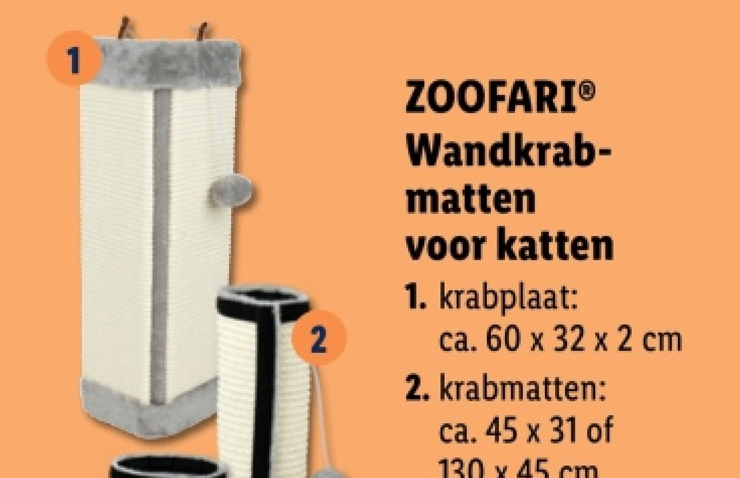 Wandkrabmatten voor katten