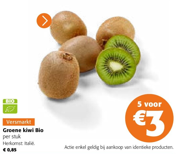 Groene kiwi Bio