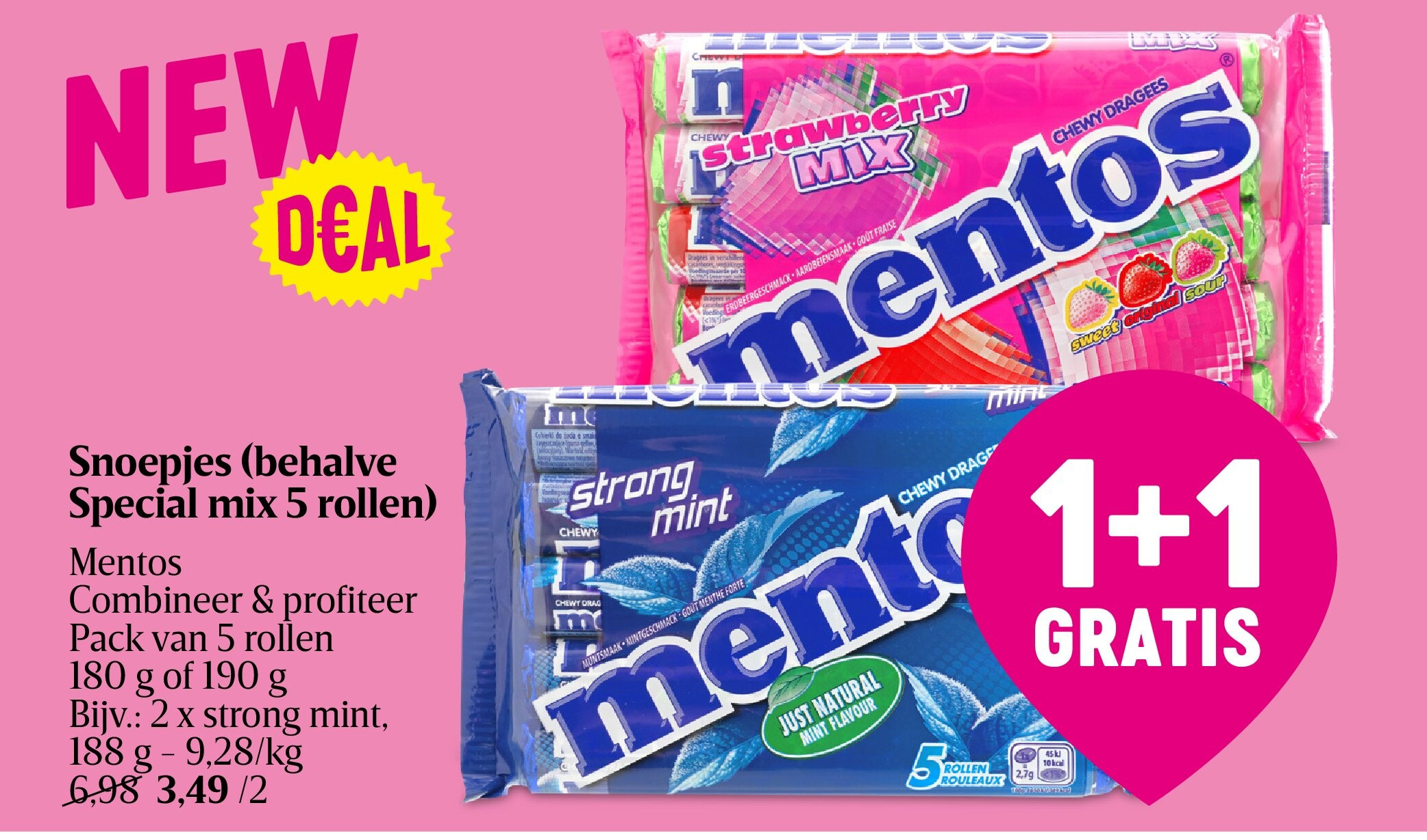 Snoepjes (behalve Special mix 5 rollen)