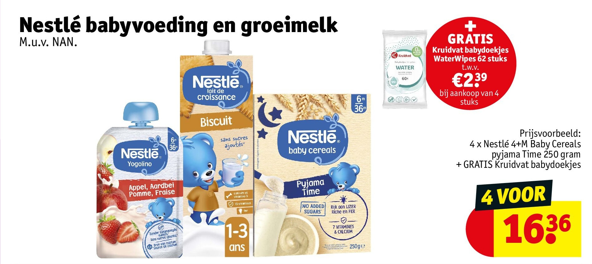Nestlé babyvoeding en groeimelk