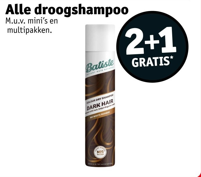 Alle droogshampoo