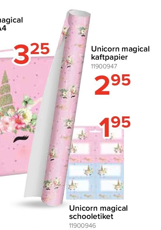Unicorn magical kaftpapier