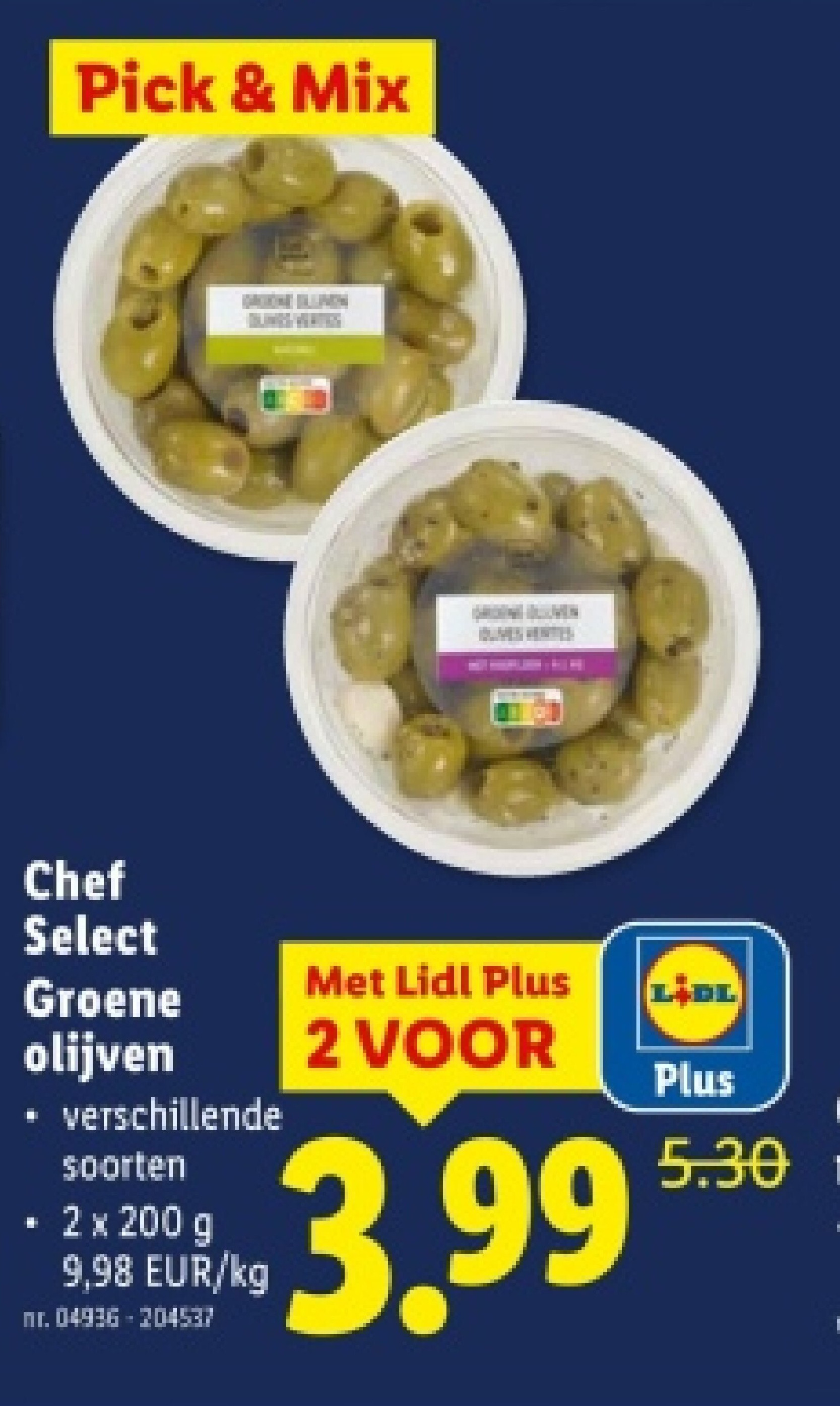 Groene olijven