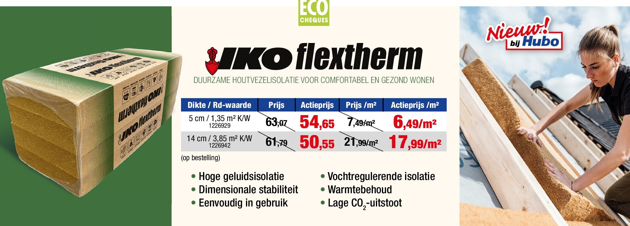 IKO flextherm 122x57,5x5 cm 8,42m²
