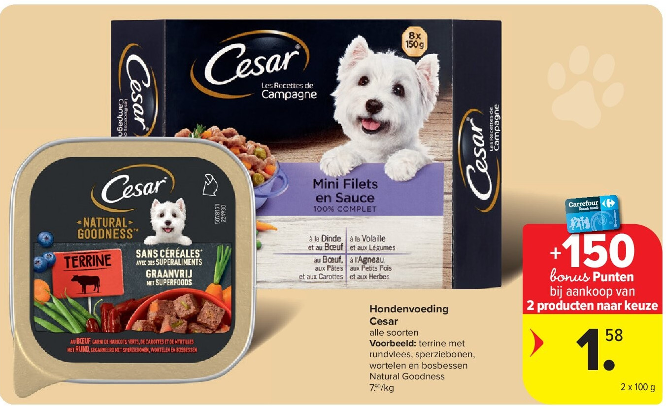 Hondenvoeding Cesar