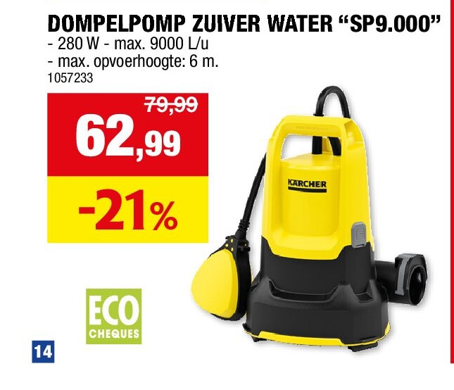 DOMPELPOMP ZUIVER WATER “SP9.000”