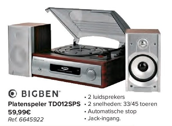 Platenspeler TD012SPS