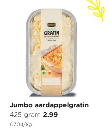 Jumbo aardappelgratin
