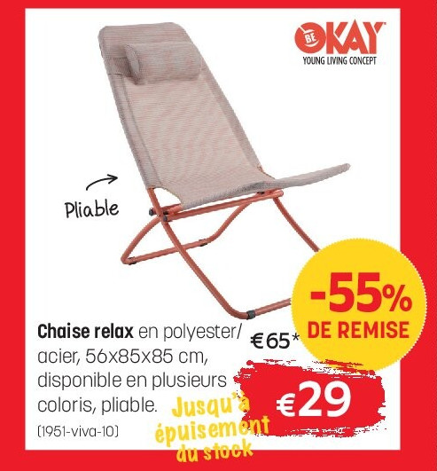 Chaise relax
