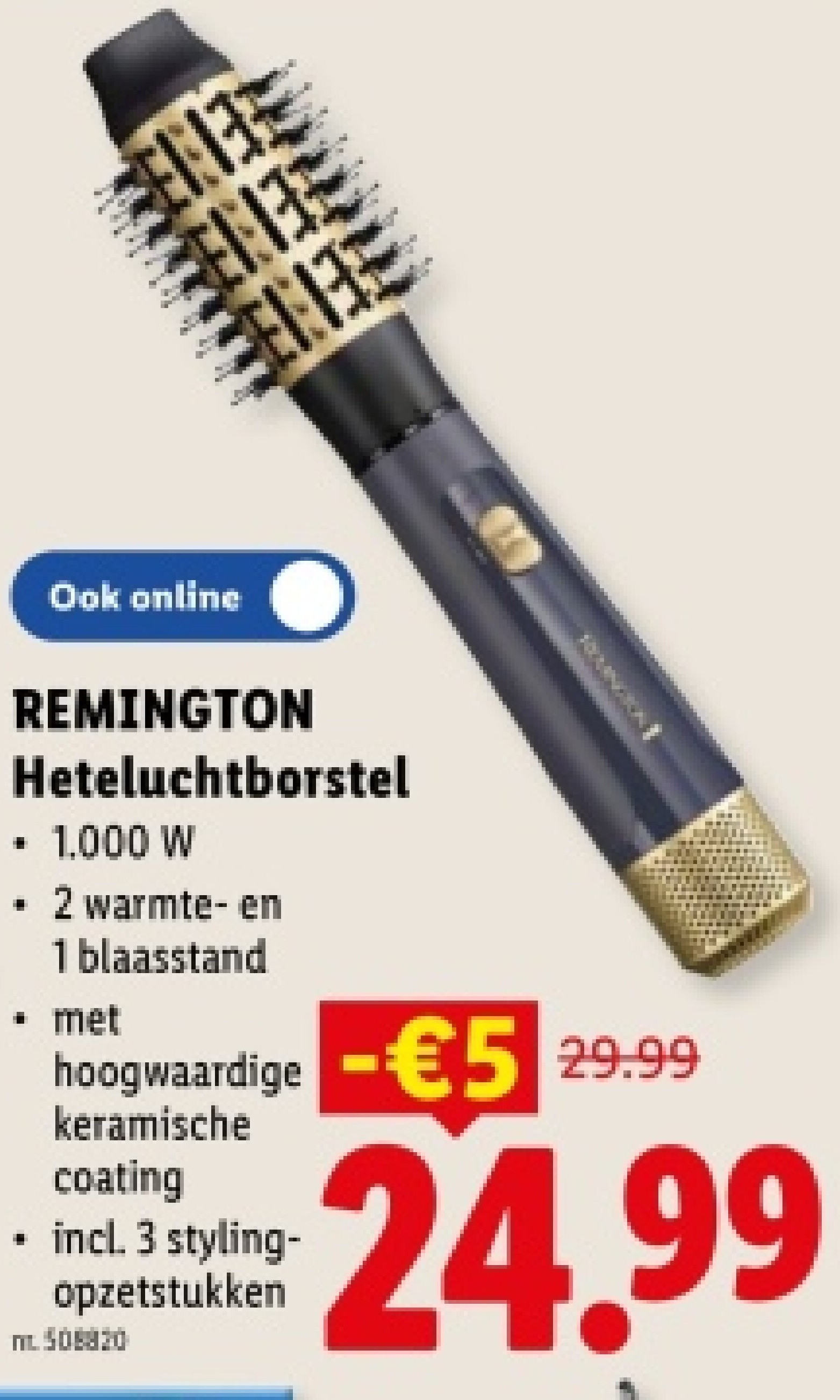 REMINGTON Heteluchtborstel