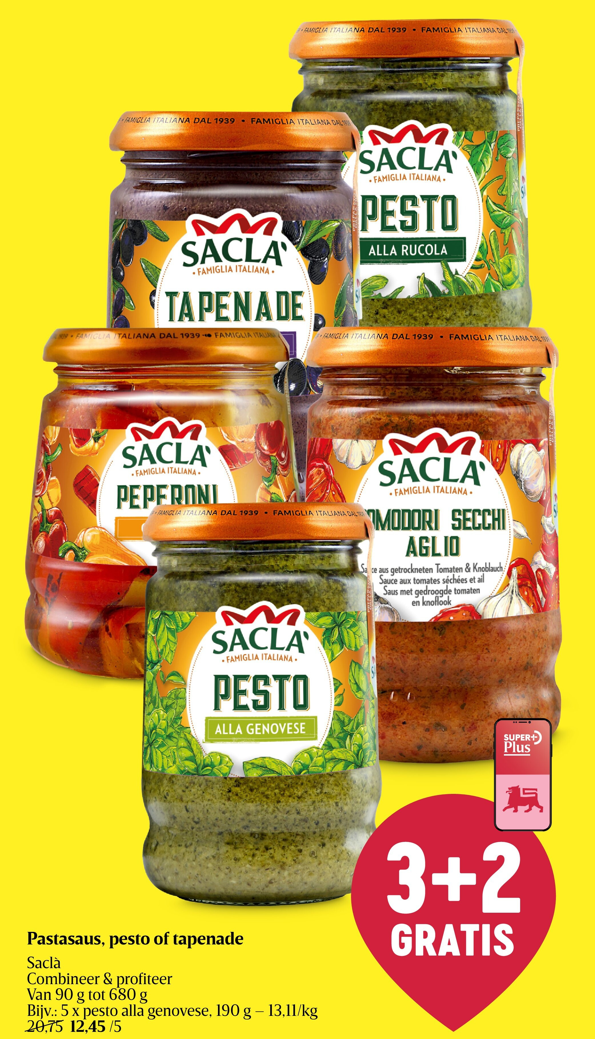 Pastasaus, pesto of tapenade