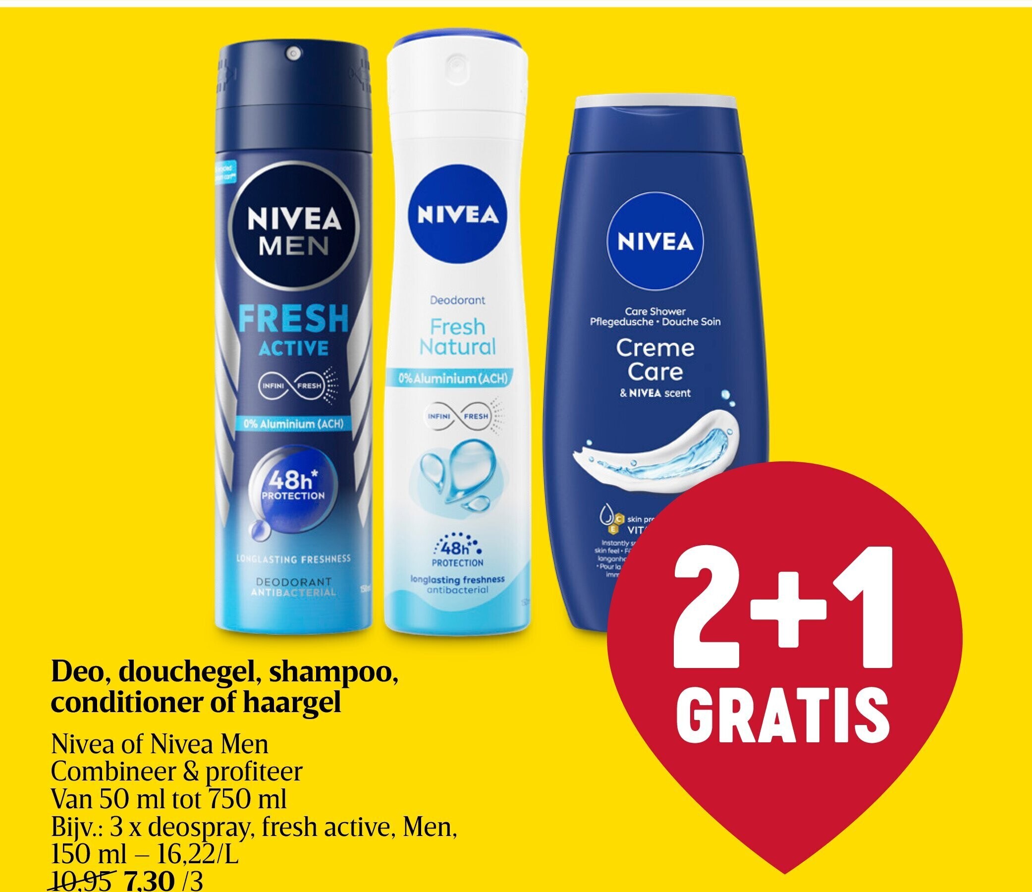 Deo, douchegel, shampoo, conditioner of haargel