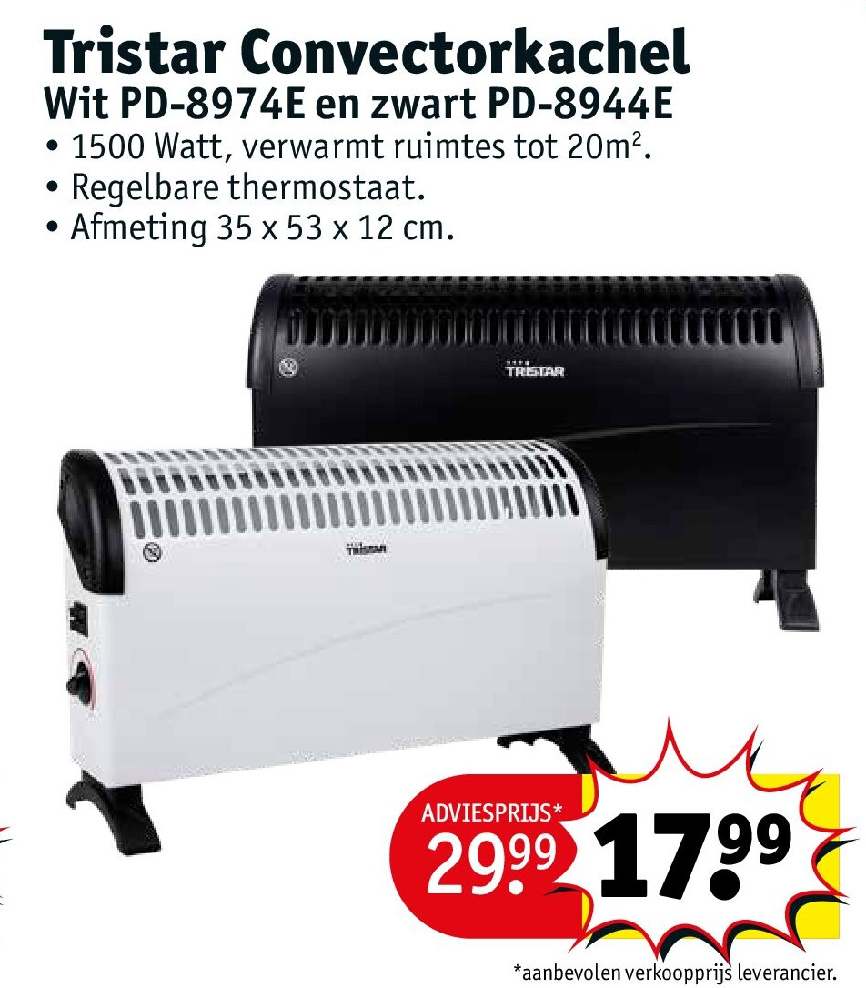 Tristar Convectorkachel