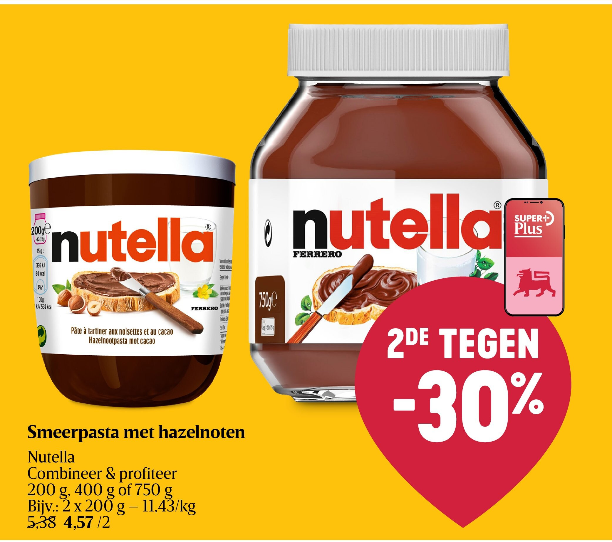 Smeerpasta met hazelnoten