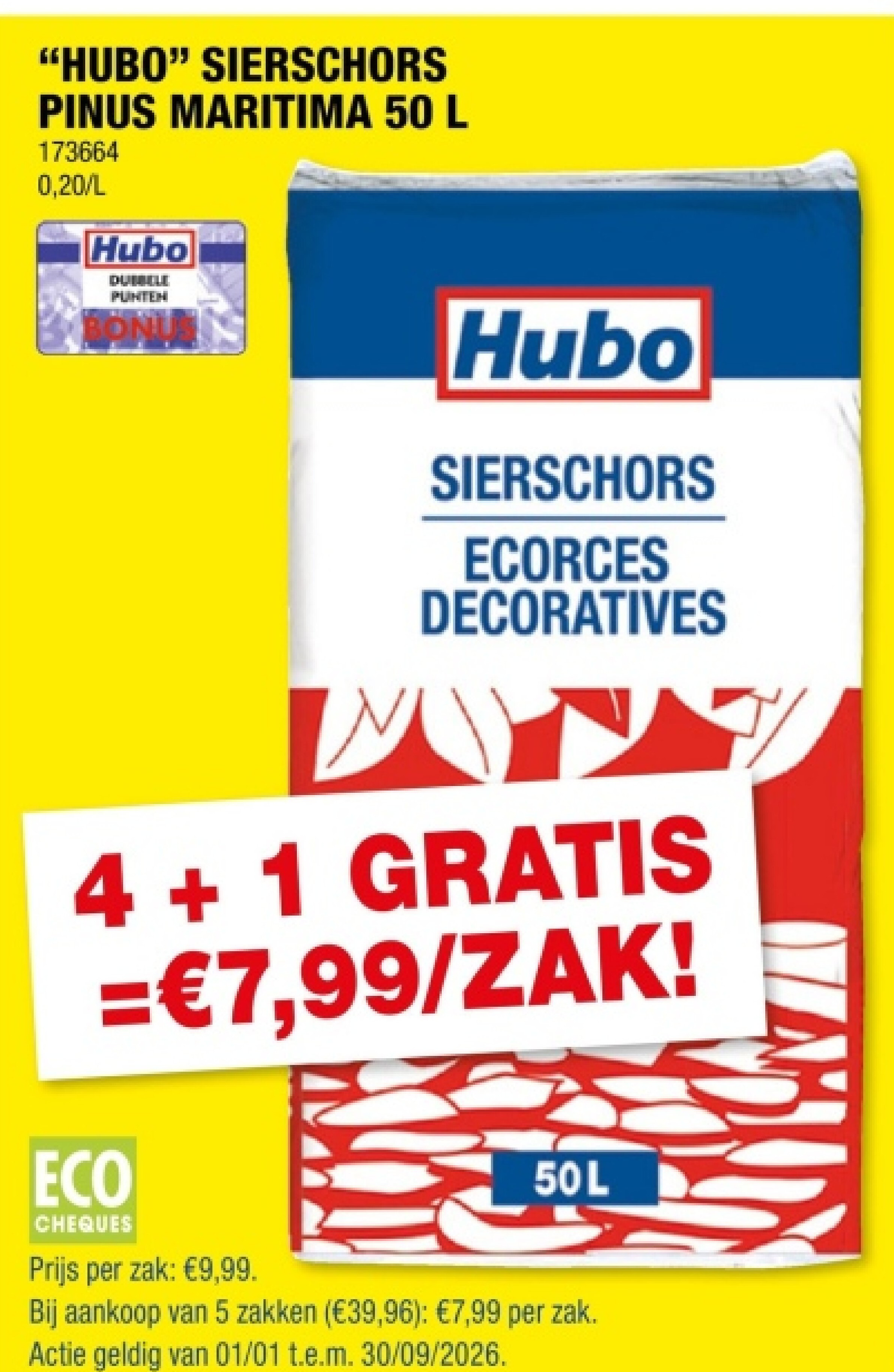 "HUBO" SIERSCHORS PINUS MARITIMA 50 L