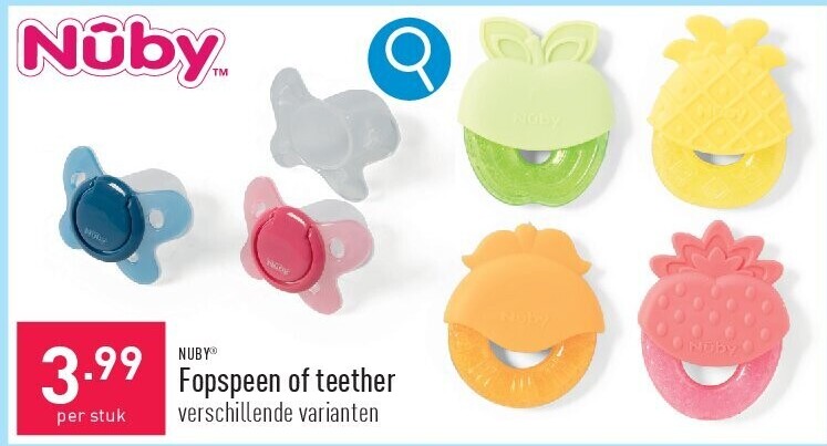 Fopspeen of teether