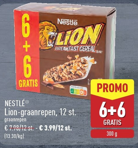 Lion-graanrepen, 12 ­st.