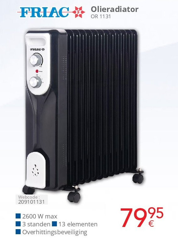 Olieradiator OR 1131