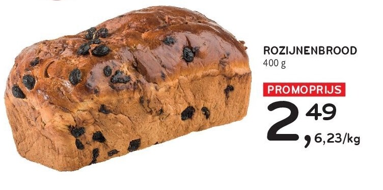 ROZIJNENBROOD 400 g