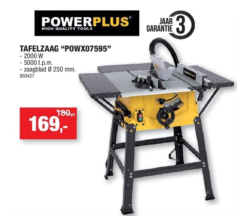 TAFELZAAG “POWX07595”