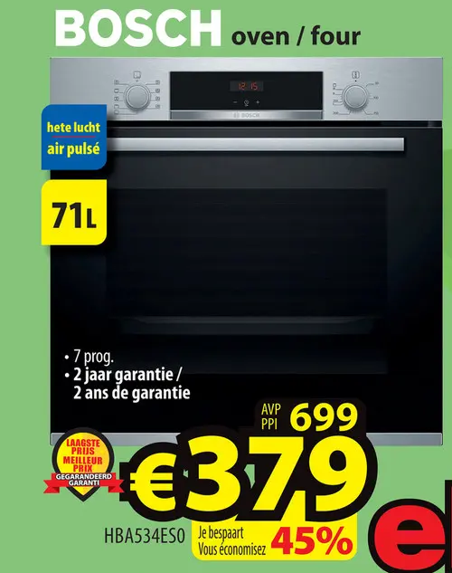 BOSCH oven / four