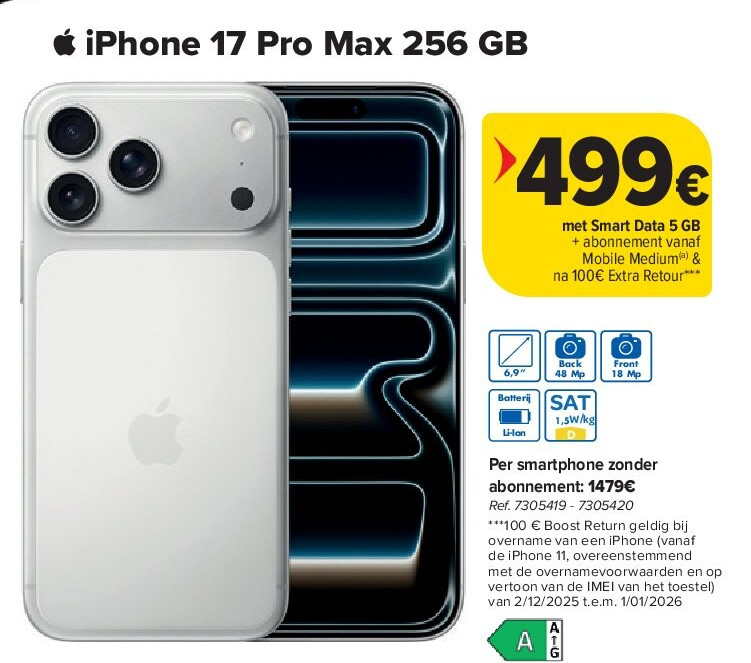 iPhone 17 Pro Max 256 GB