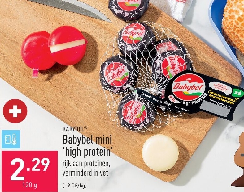 Babybel mini 'high protein'