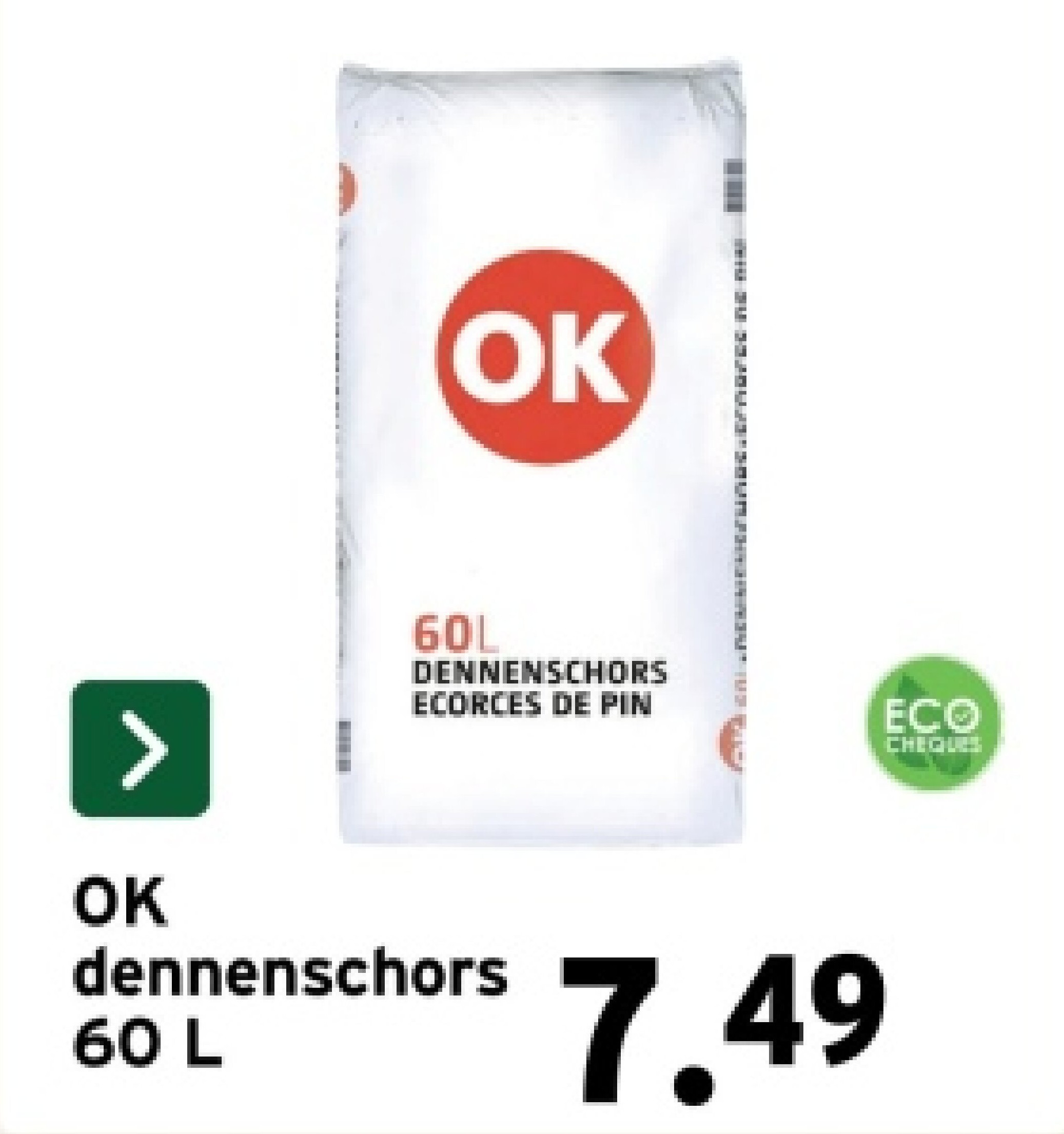 OK dennenschors 60 L