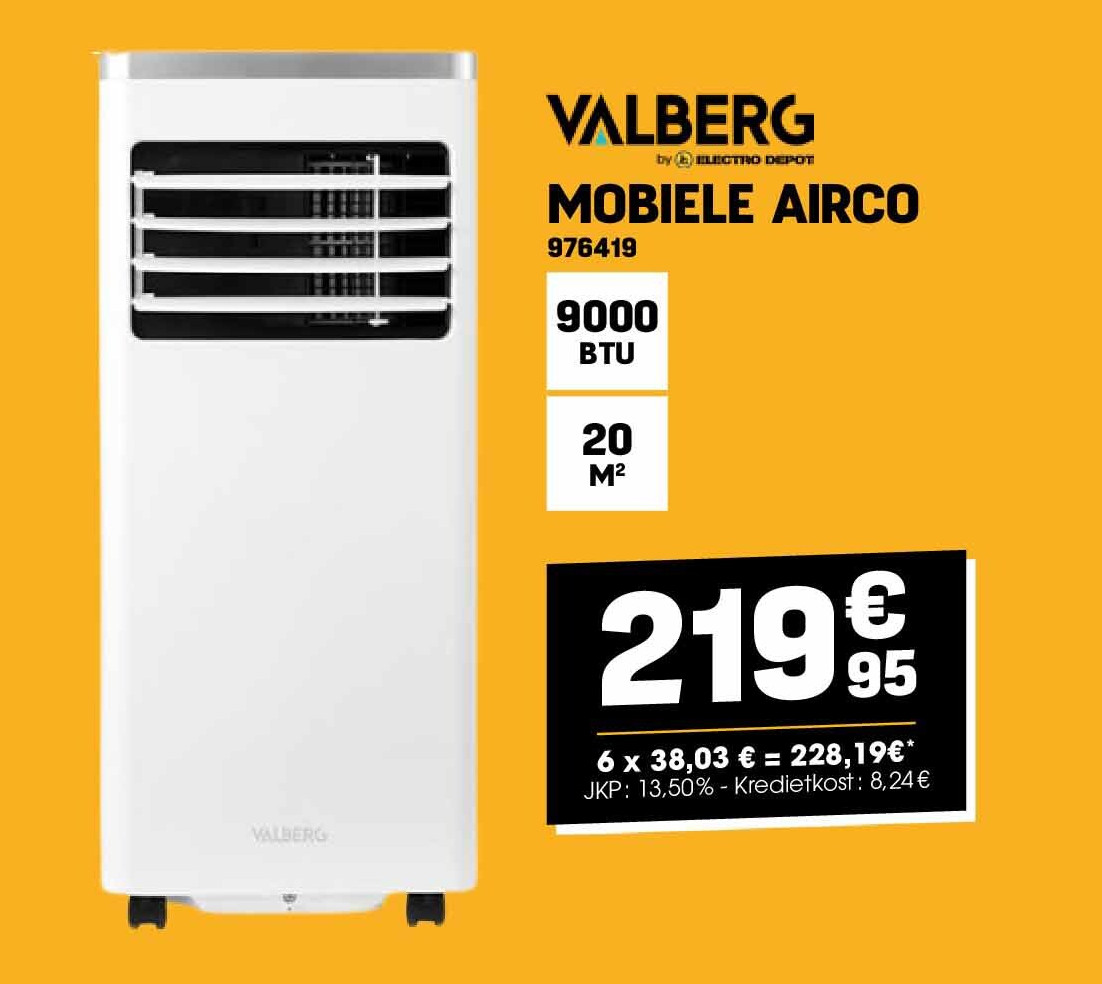Valberg MOBIELE AIRCO