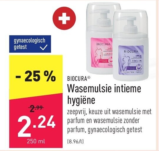 Wasemulsie intieme hygiëne