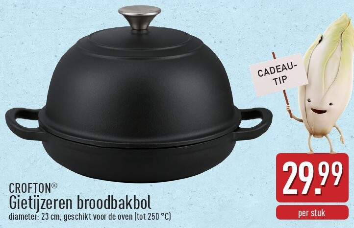 Gietijzeren broodbakbol