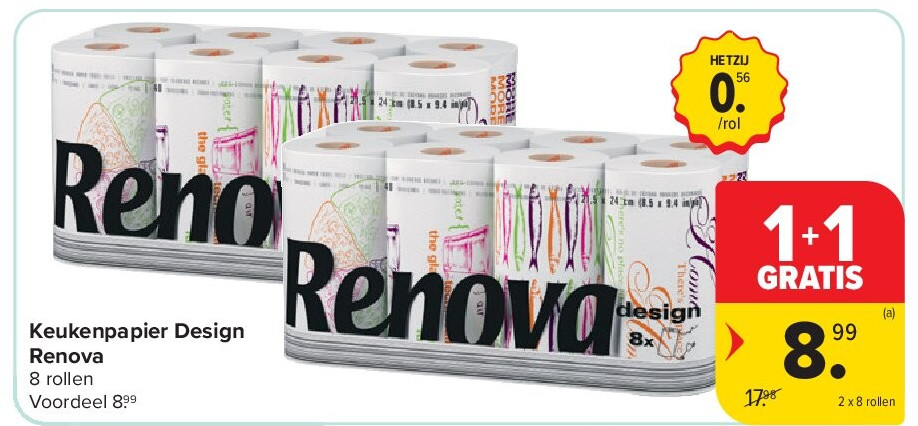 Keukenpapier Design Renova