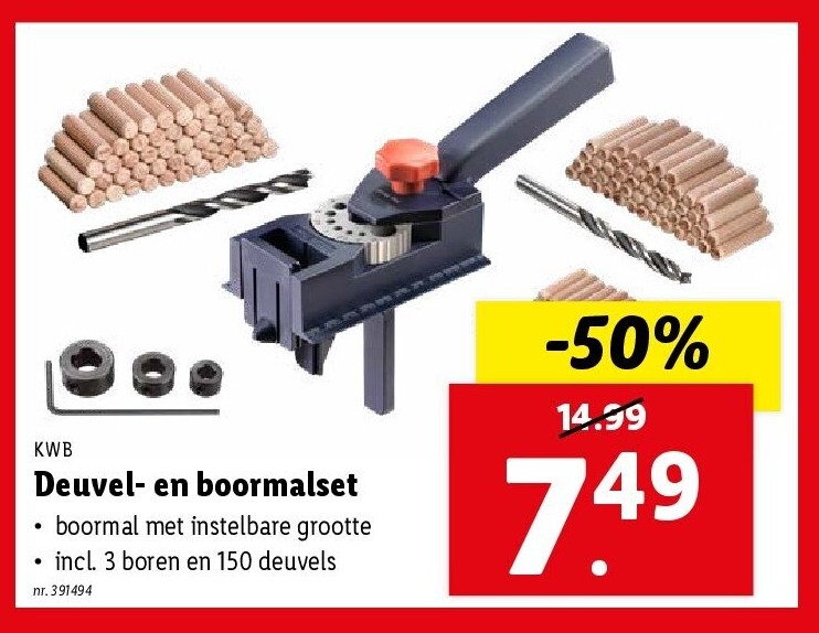 Deuvel- en boormalset